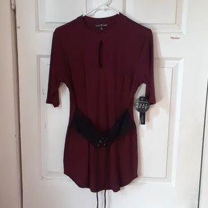 NWT Almost Famous quarter-sleeve shirt